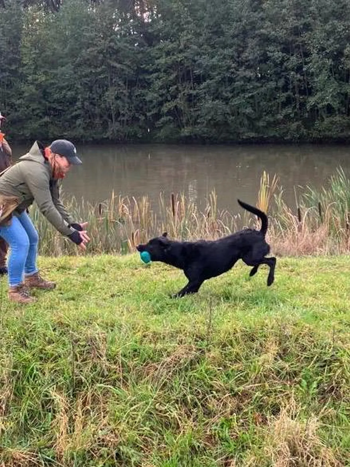 Hund und Honig, Nadine Roth mit Hund