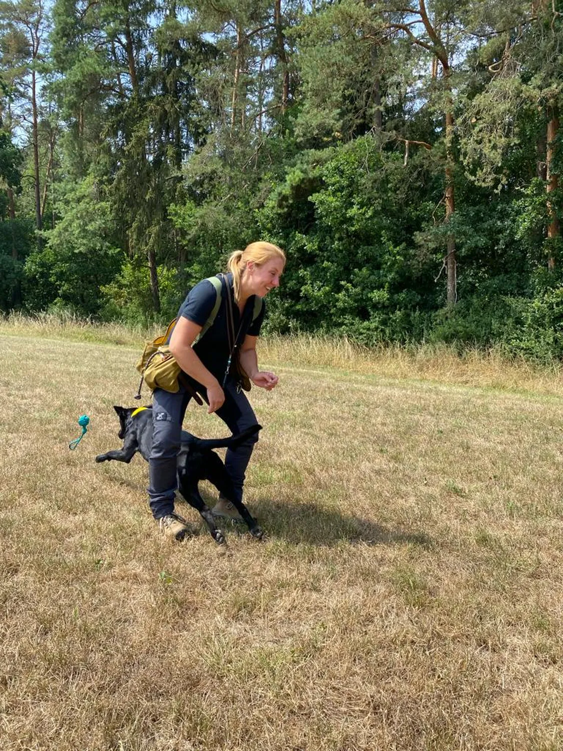 Hund und Honig, Nadine Roth mit Hund